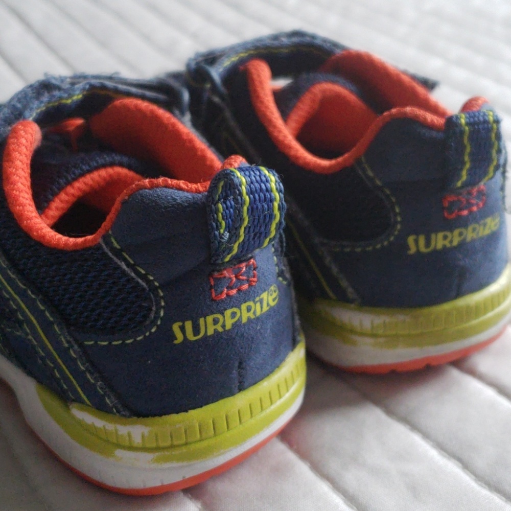 Multi Color Velcro Strap Sneaker - Picture 7 of 8